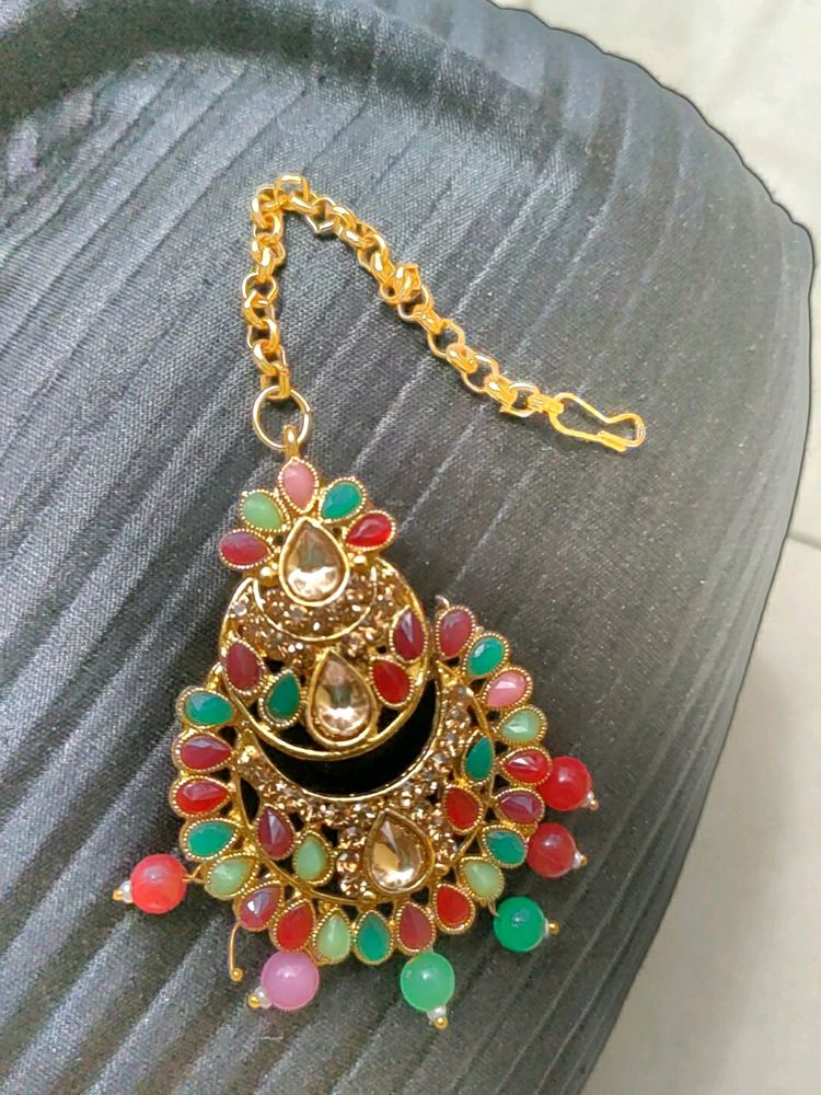 Colorful Maang Tikka