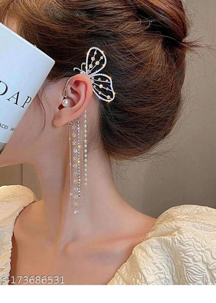 2 Cute Korean Style Ear Cuffs (no Need For Piercin