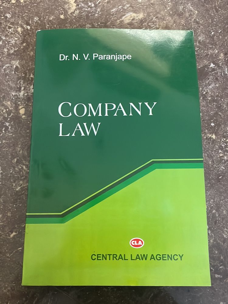 Company Law By Dr NV Paranjape