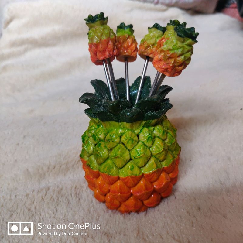 Artificial Fruit Shaped Mini Forks