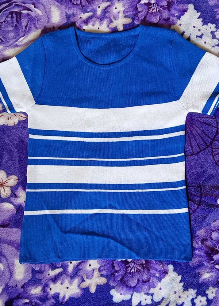 Blue Striped T-shirt