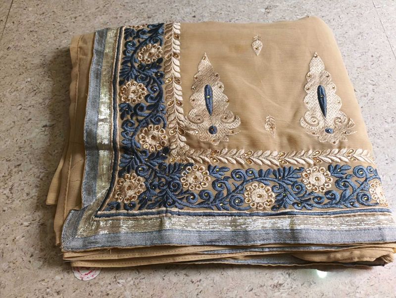 Embroidery Saree❤‍🔥
