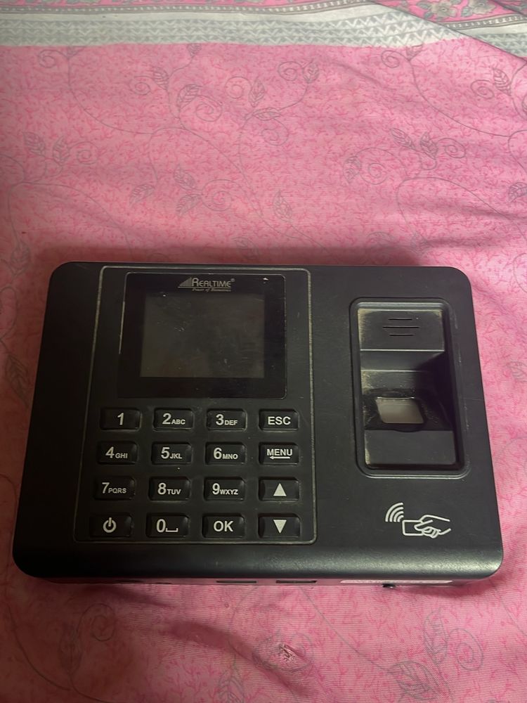 Realtime Attendence Fingring Machine