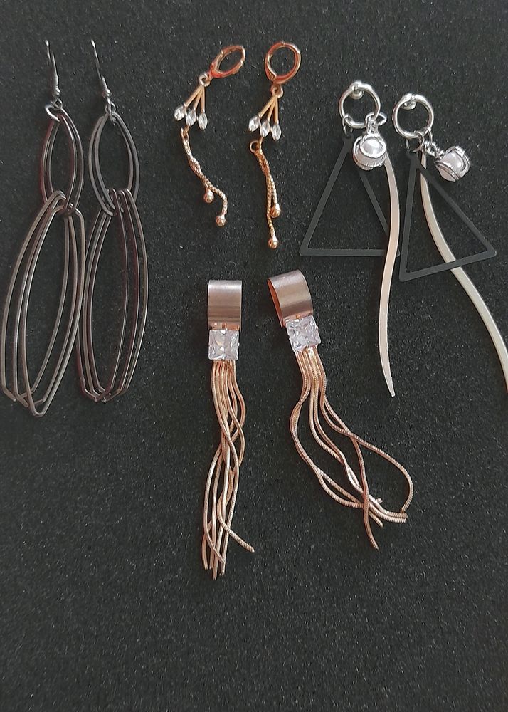 Set Of 4 Earring Mixed