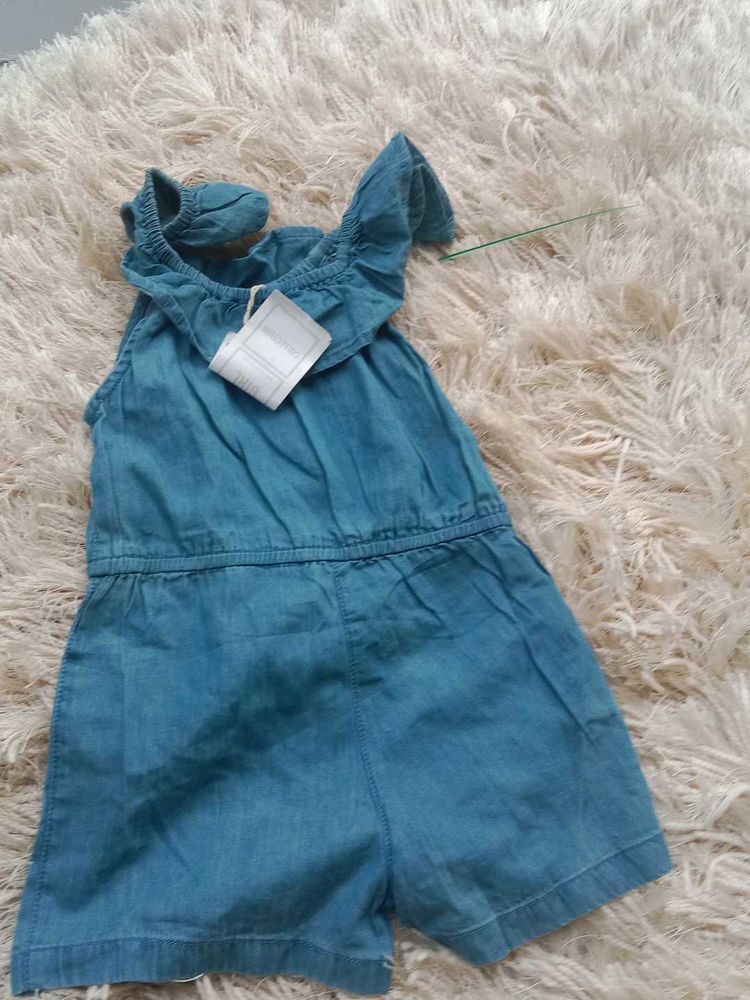 Cute Denim Romper