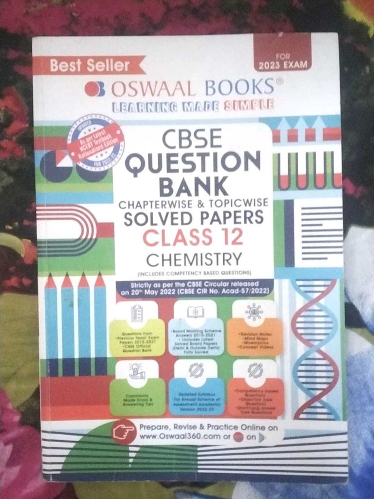 Oswaal CBSE Class 12 Chemistry Question Bank