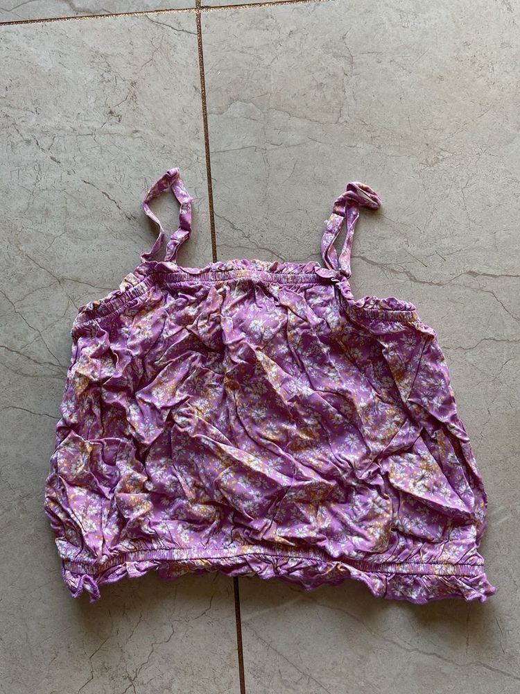 Cute Floral Tank Top