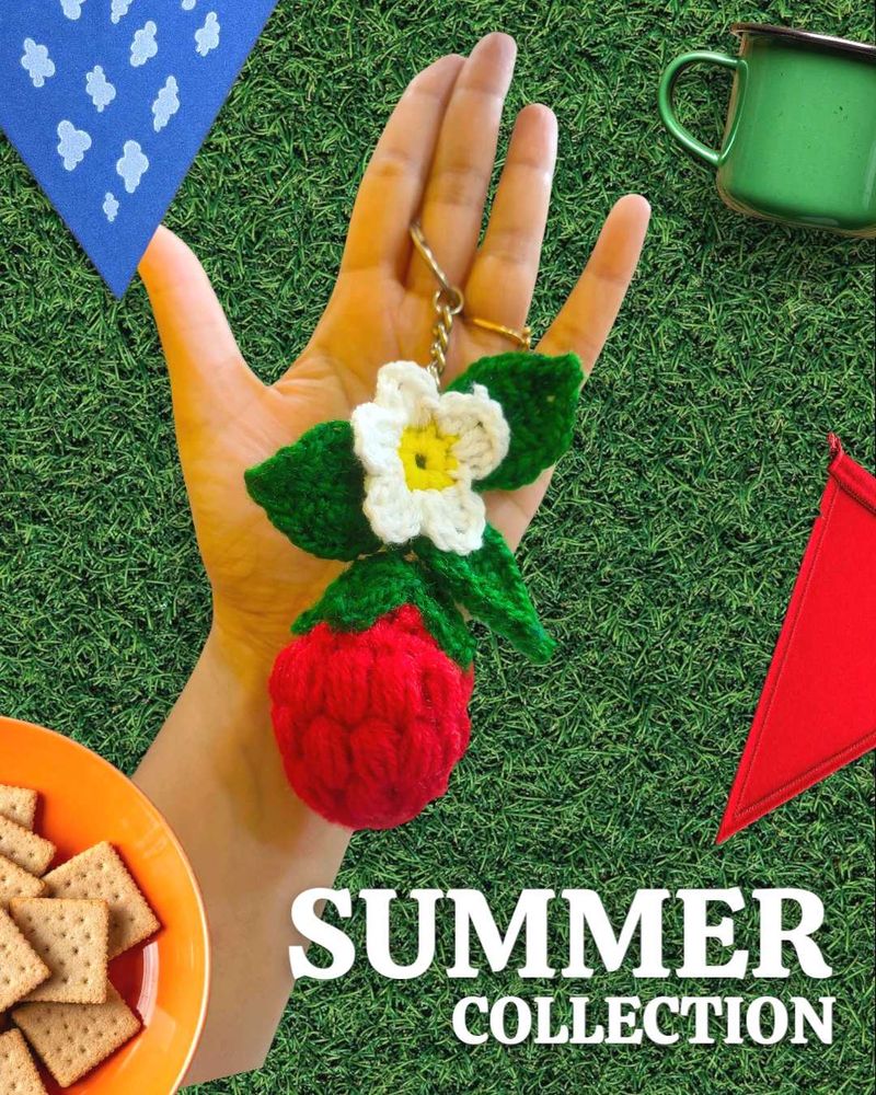 Strawberry Keychain