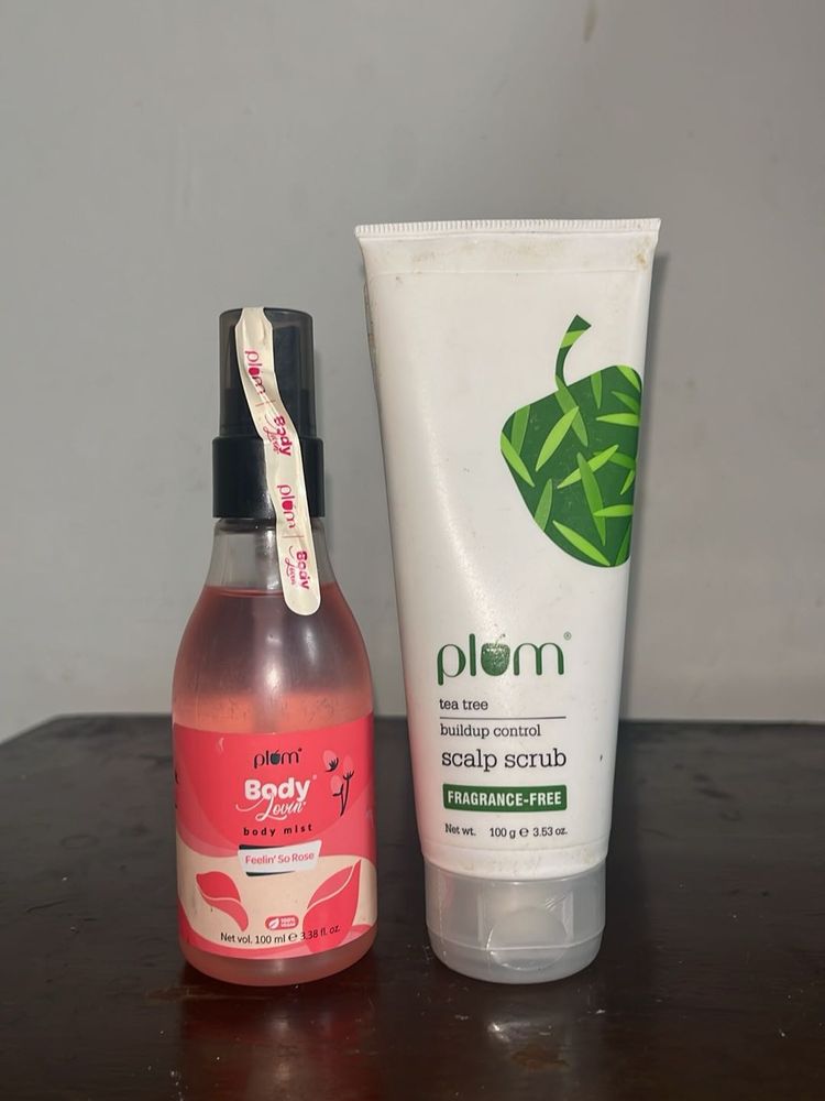 Plum Scalp Scrub &amp; Body mist Combo