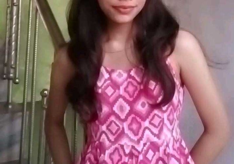 Pink Patterned Sundress