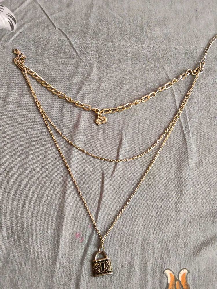 Layered Gold-Tone Necklace