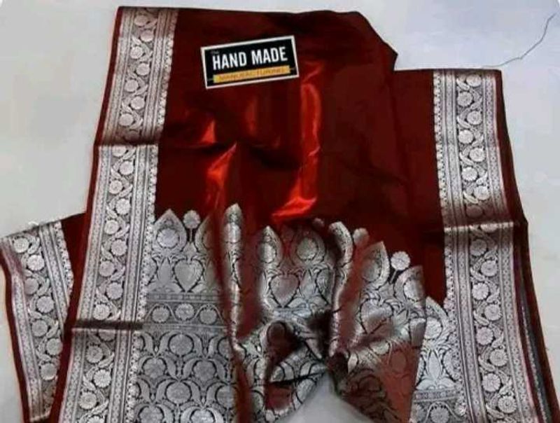 Elegant Maroon Saree