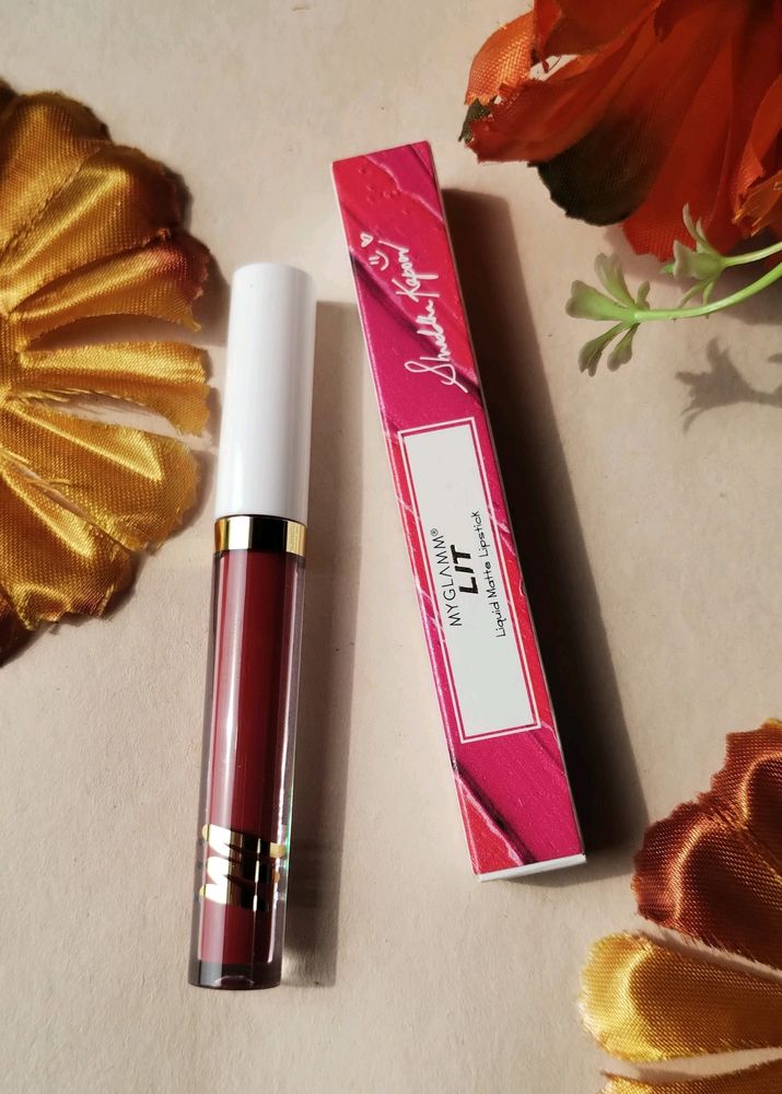 🆕Myglamm LIT  Liquid Matte Lipstick- Cu46