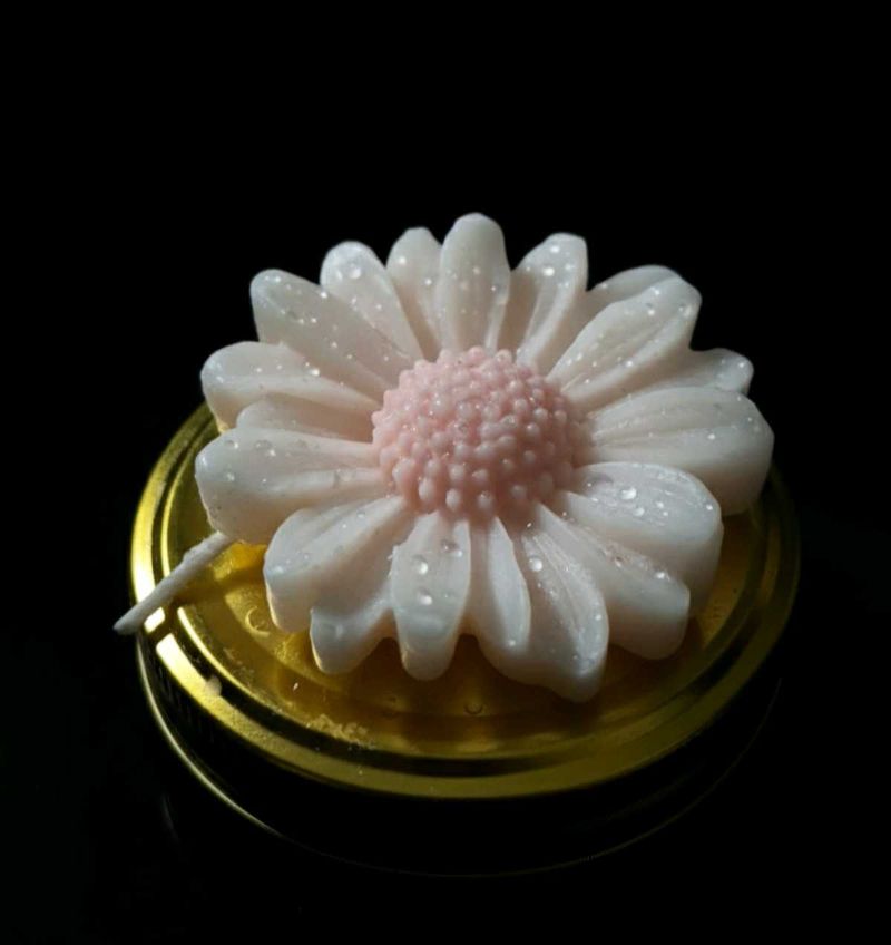 Daisy Flower Candle(set of 3)