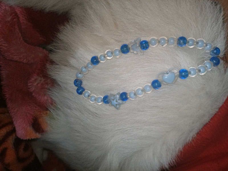 Blue Beaded Bracelet