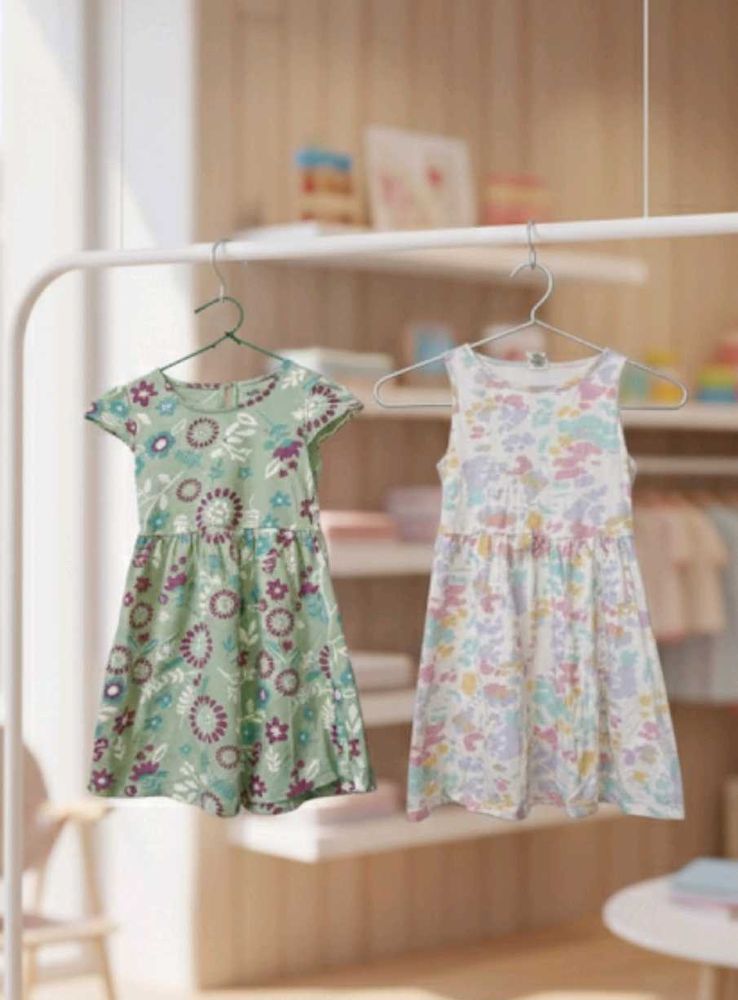 Two Cute Floral Dress From Zudio