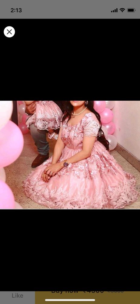 pink short beautiful dress