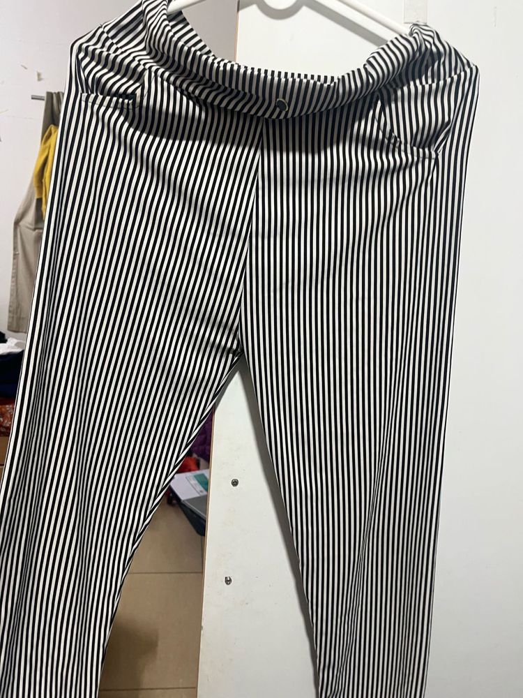 Black And White Trouser