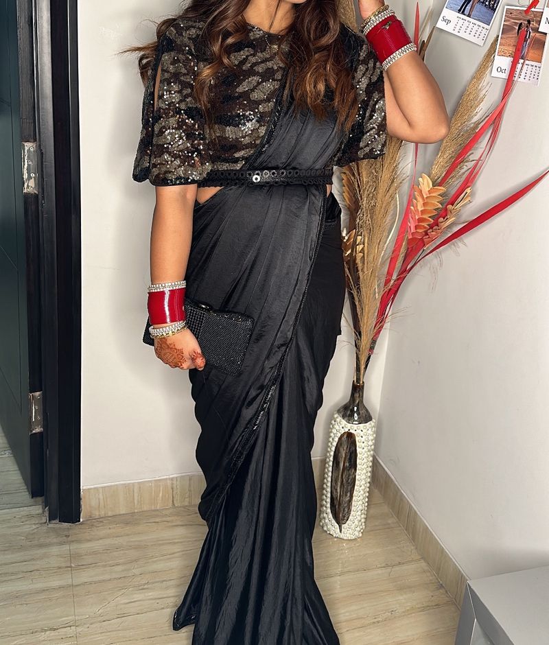 Stiched Saree