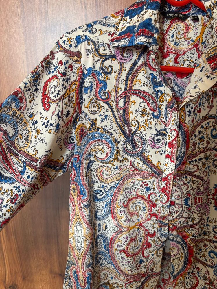 Paisley Print Shirt