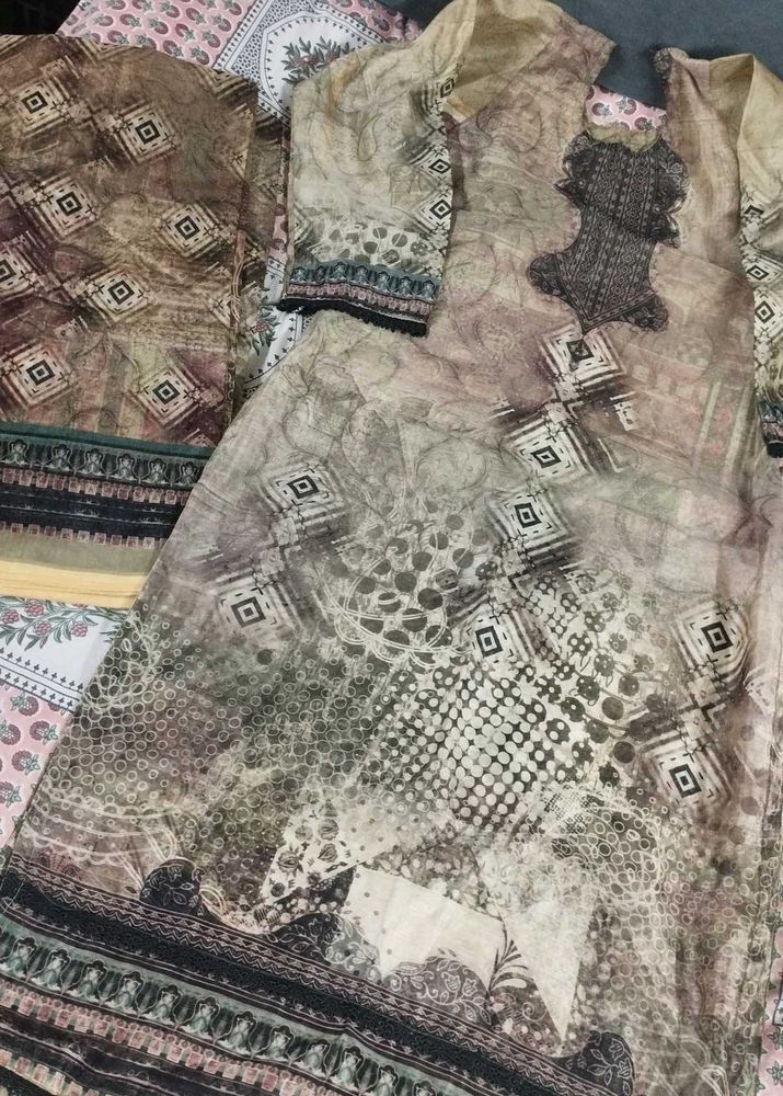 Chanderi Silk Suit