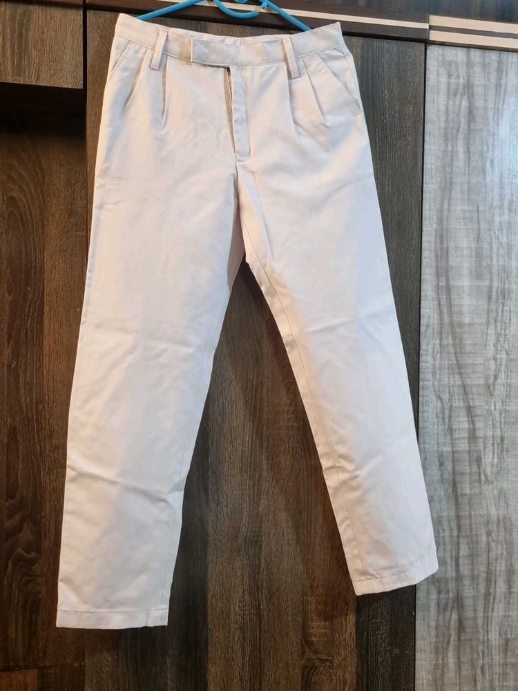 2 White Trousers For Boys
