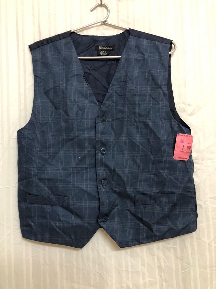 Gino Lussari Blue Waistcoat