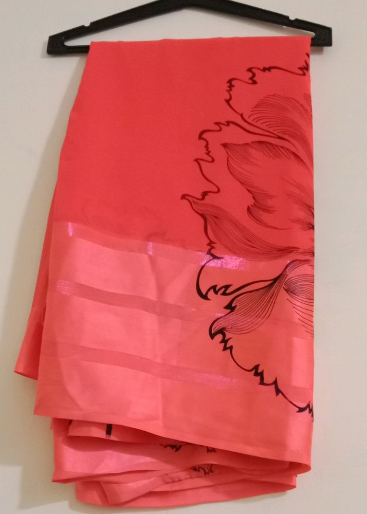 Pink Fancy Shine Saree