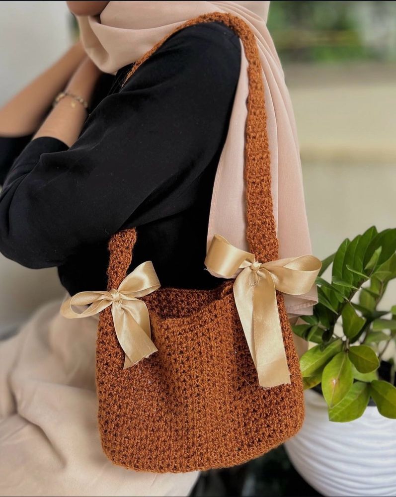 Aesthetic Crochet Bag 🎀