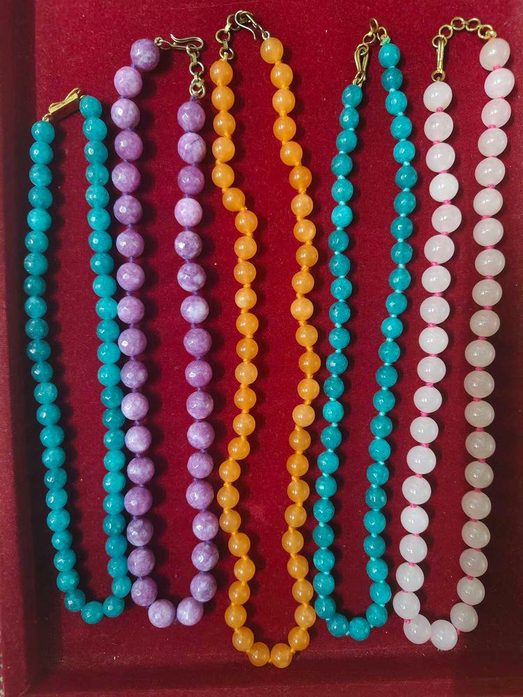 Semi Precious Pearls Necklace