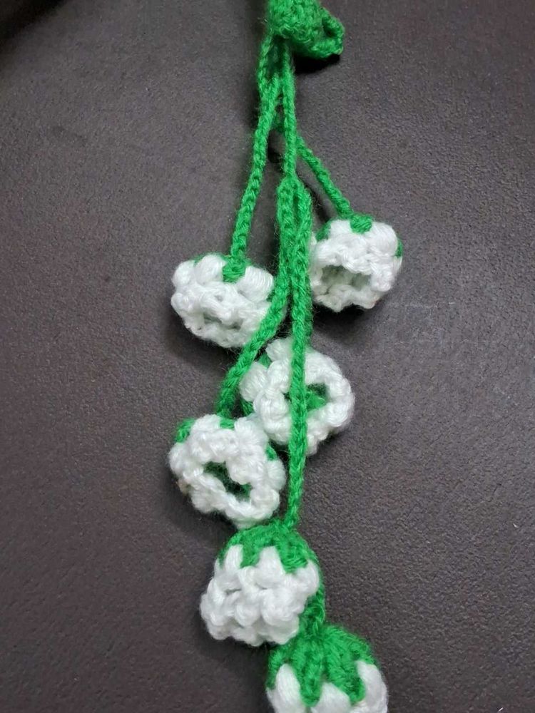 Handmade Flower Keychain For Car