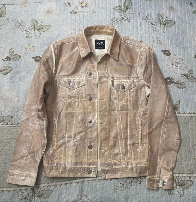 Zara foil jeans jacket - Limited Edition (unisex)