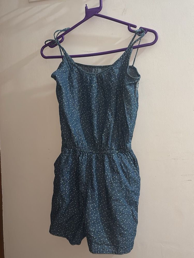 Cute Blue Romper