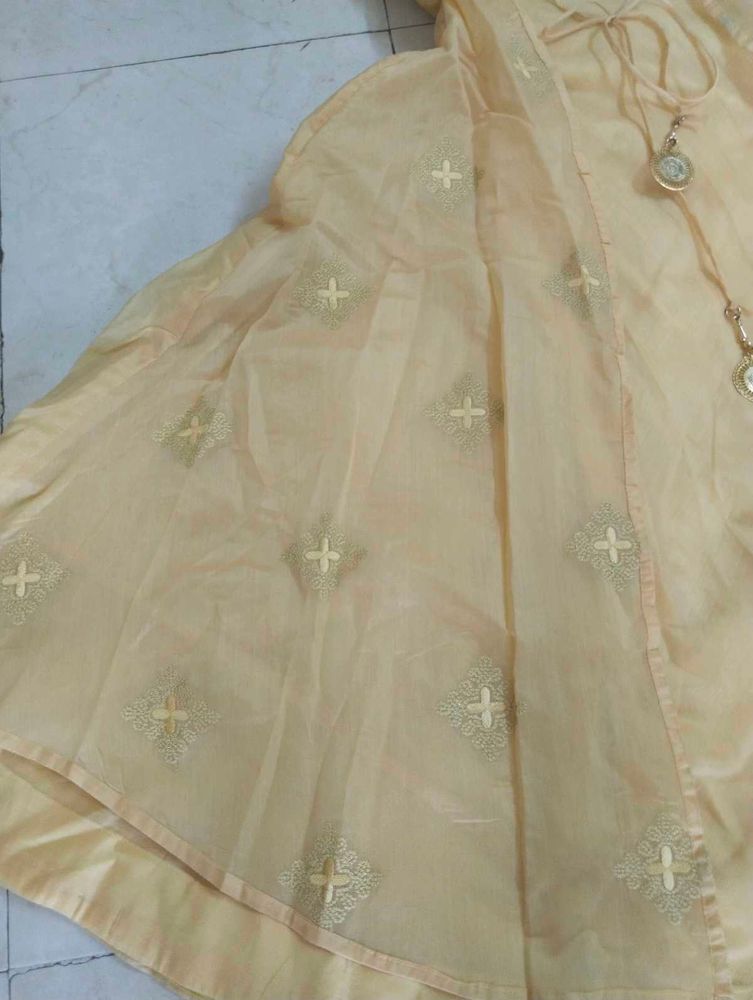 Beautiful Attached Jacket Gown