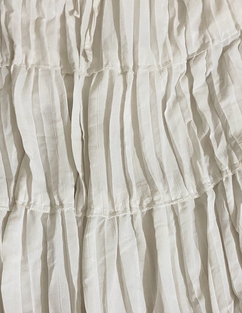 White Long Skirt
