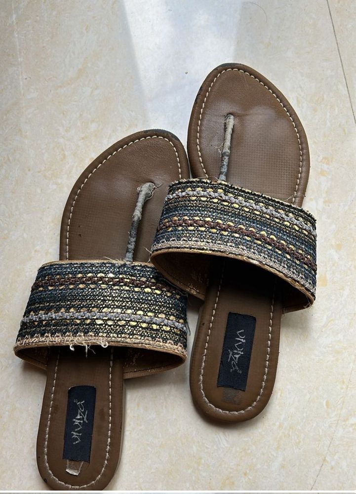 Party Wear Flat Sandel