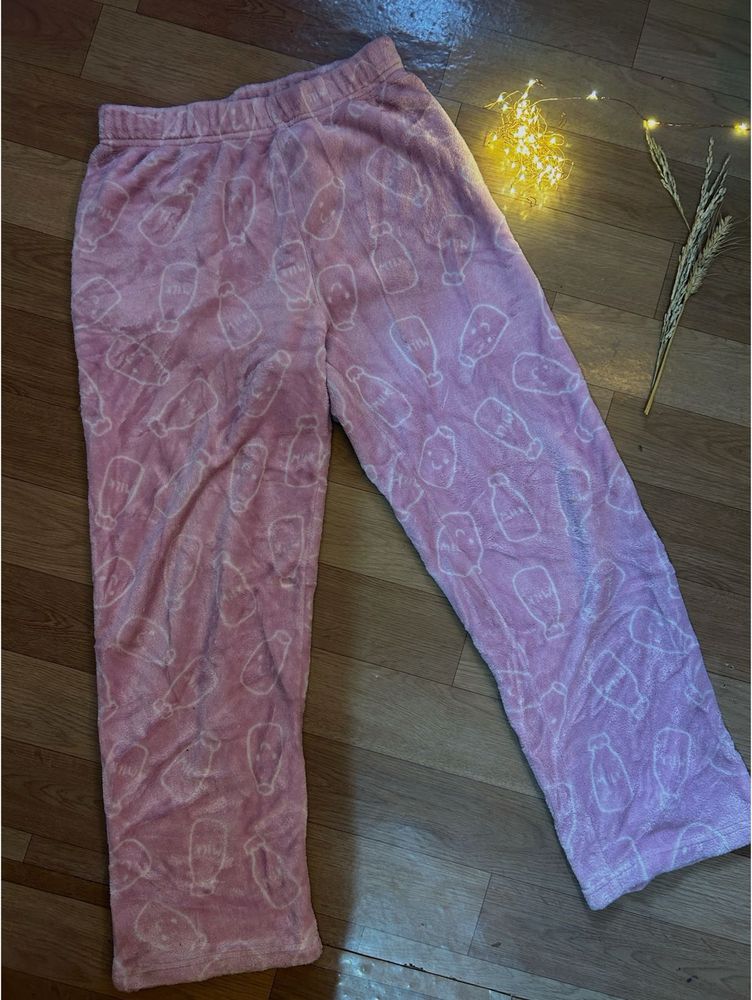 Cute Pink Patterned Lounge Pants