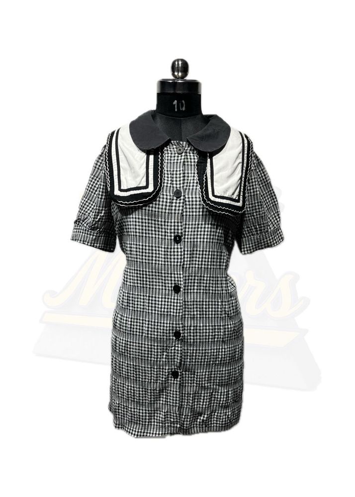 Cute Plaid Sailor Dress