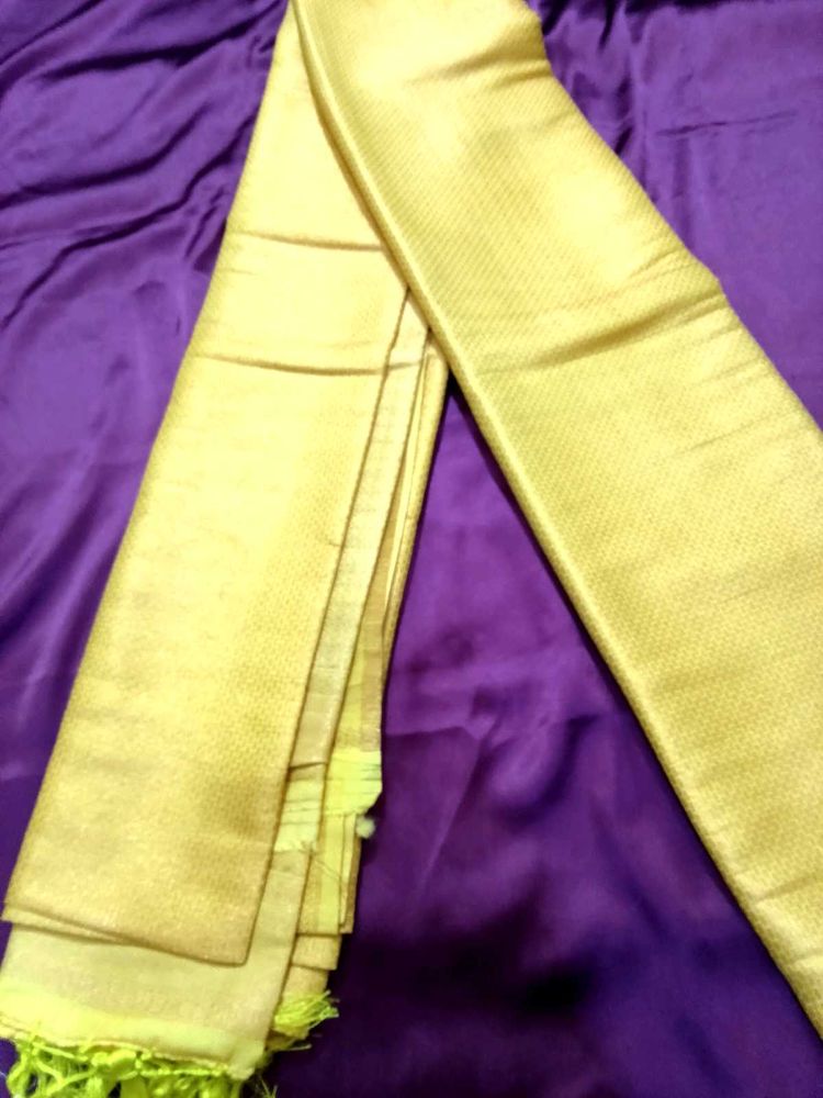 Golden Silk Saree