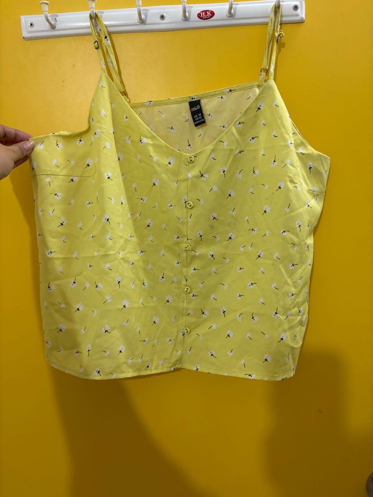 Floral Button Down Cami