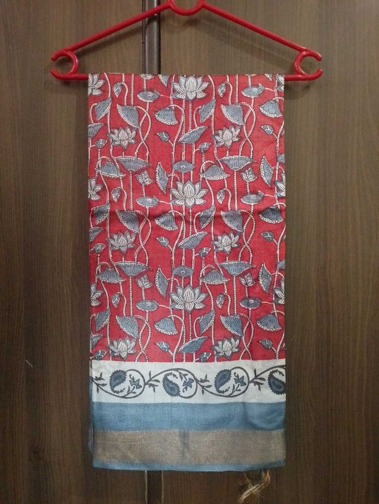Silk Floral Print Saree