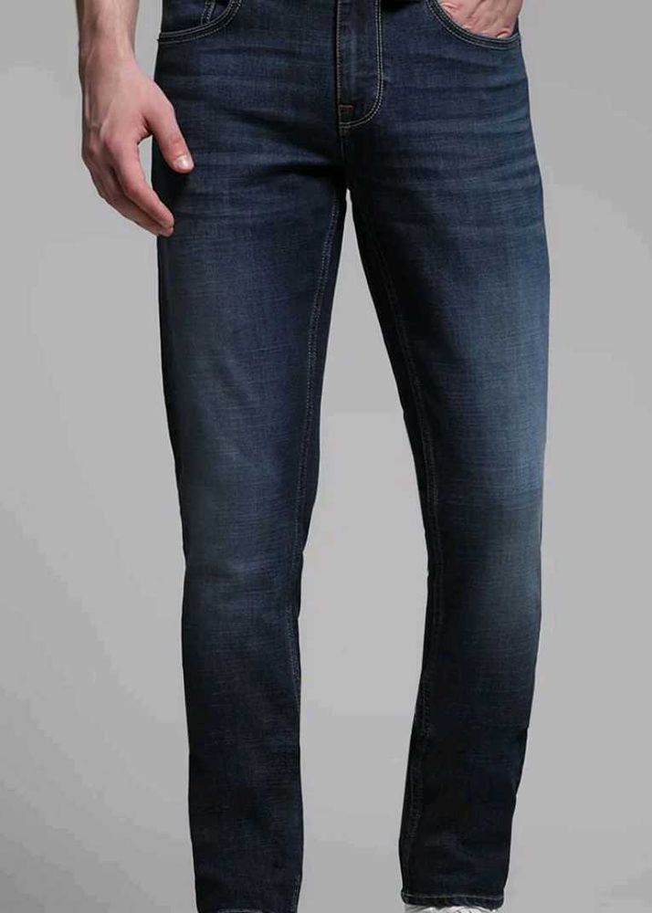 Dark Blue Denim Jeans