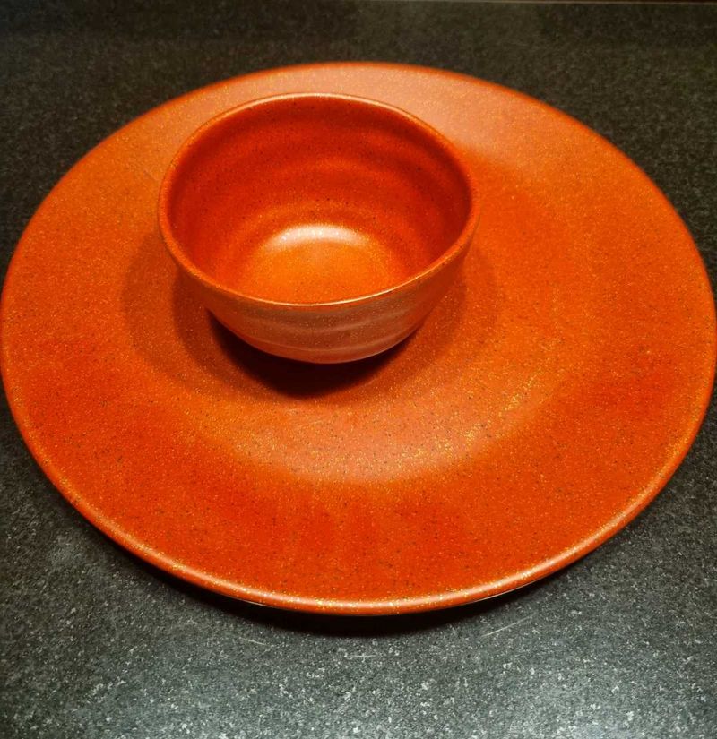 Set Melamine Plate Bowl