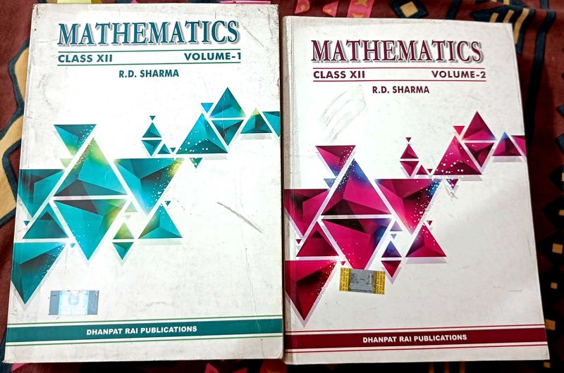 RD Sharma Mathematics For Class-12 (Vol 1 &amp; 2)