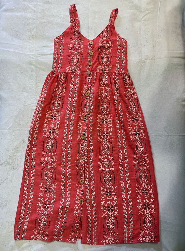 Woman Rose Patterned Sundress
