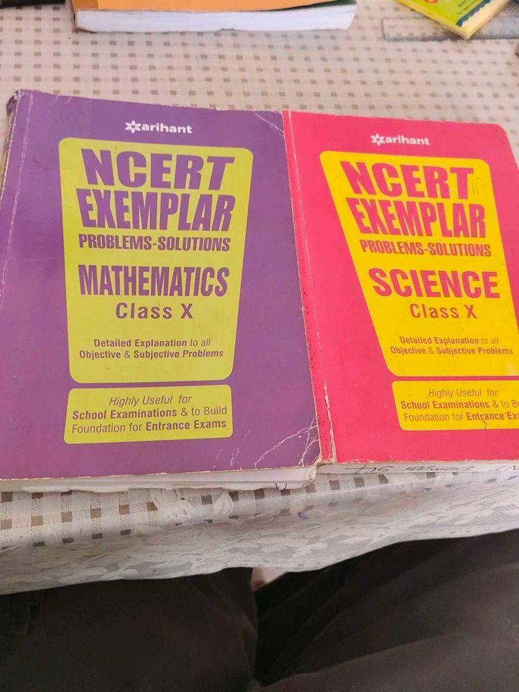 Ncert Exemplar Class X Combo Maths +Science
