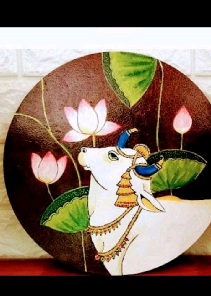Handmade Cow Pichwai Art Paintings