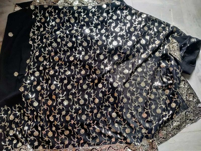 Elegant Black Dupatta