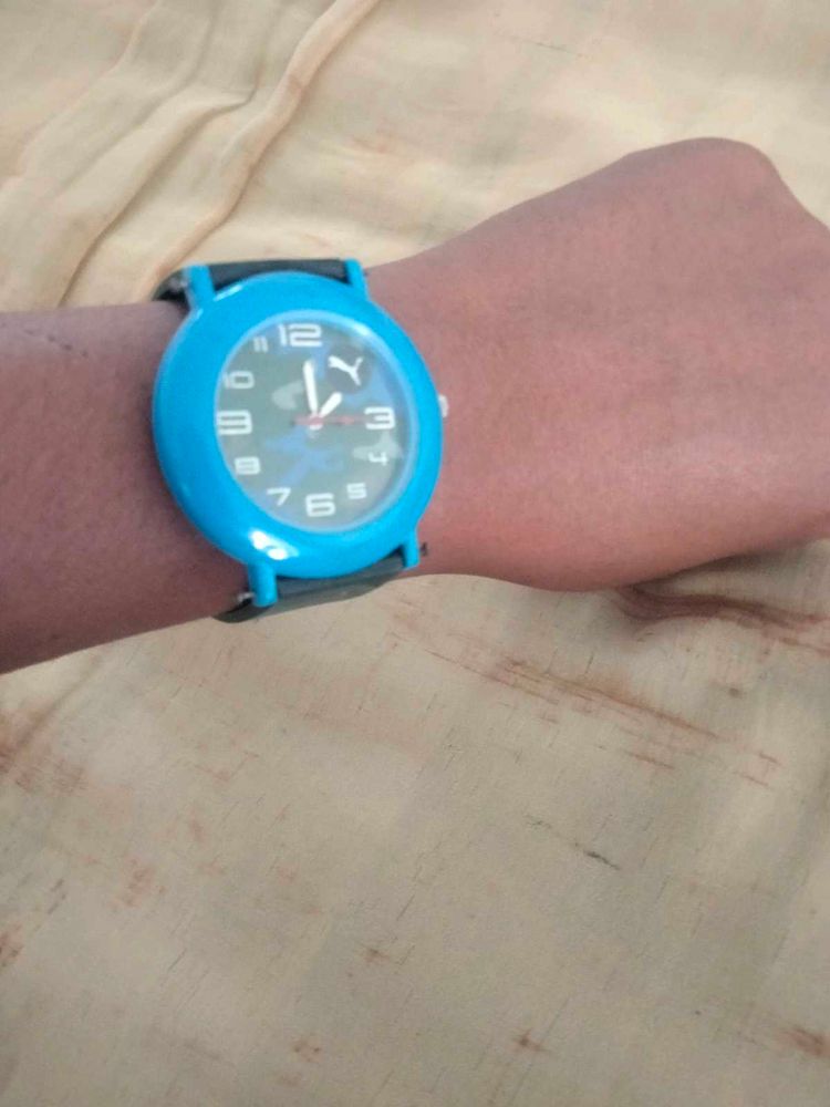 Blue &amp; Black Wrist Watch