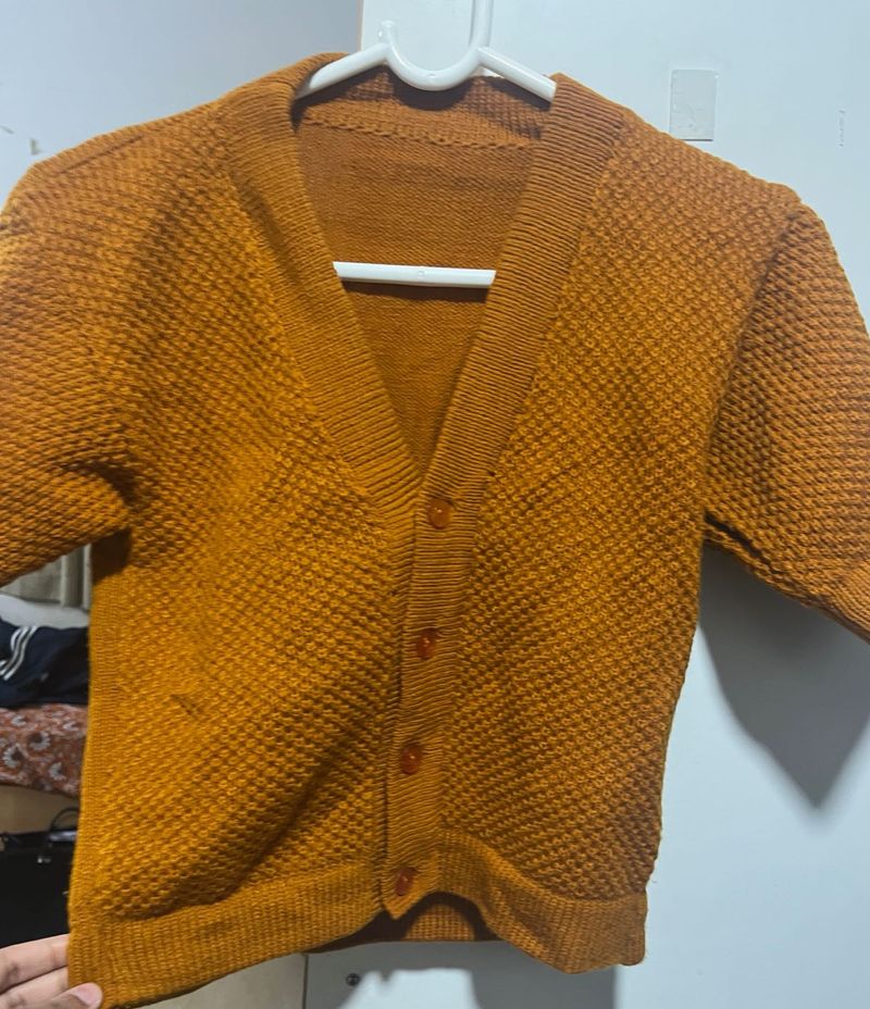 Orange Colour Crop Top